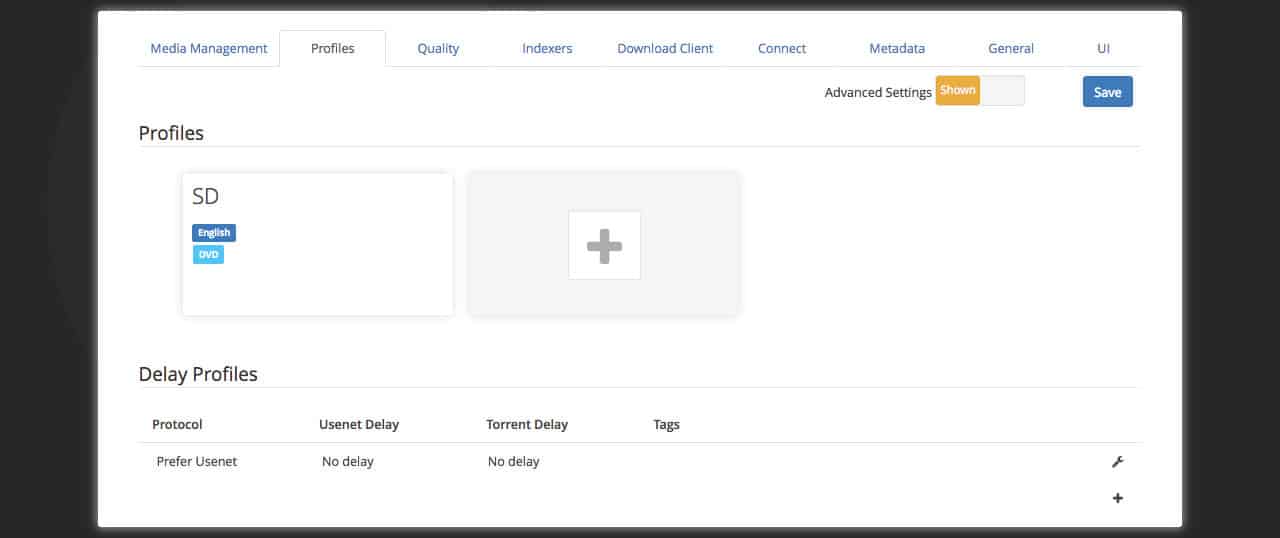 how to configure sonarr to find episodes on eztv