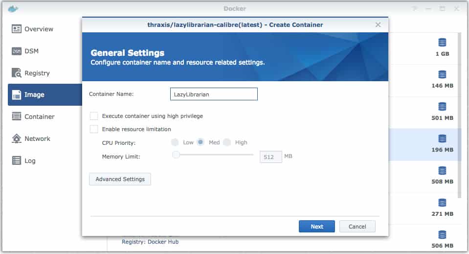 calibre server synology